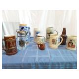 Assortment of Beer Steins