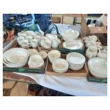 Pfaltzgraff Tearose Stoneware serving Dishes