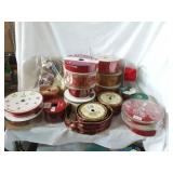 Large Assortment of Holiday Ribbons