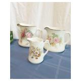 Antique Ceramic Water Pitchers