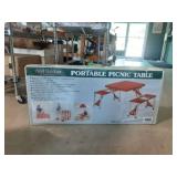 Avid Outdoor Portable Picnic Table New