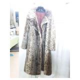 Vintage Faux Fur Full Length Coat