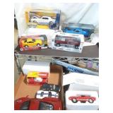 Large Lot of Die Cast Cars in Various Sizes