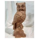 Carved Wooden Owl