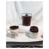 Stoneware Cheese/Butter Crock,