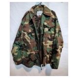 US Military Camo Field Coat with Pants