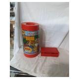 Tub of Building Blocks and Small Art Box.