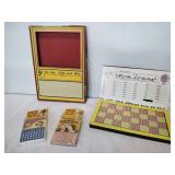 Assortment of Vintage Punchboard Games