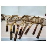 Large Lot of Tennis & Badminton Rackets