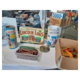 Lincoln Logs and Tinker Toys