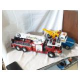 Battery Powered Fire Truck and Tow Truck