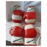 Vintage Knock Outs Teen Boxing Gloves