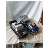 Tonka Police Truck and Tow Truck