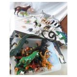 Large Assortment of Barn Animals,  Reptiles and