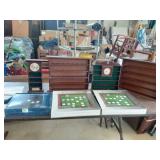 Golf Ball Display Cases lot of 7