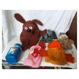 Vtg Hand Puppets