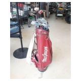 Vintage MacGregor Leather Golf Bag with