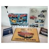 Ford Tin Signs-Mustang-Trucks-Victoria & Books