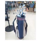 Spalding Golf Bag with 12 Clubs