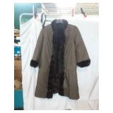 Dubrowsky & Perlbinder Faux Fur Coat Size 8