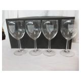 Set of Four Forester Wine Glasses