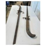 Pair Of Vintage Tobacco/Cotton Scales