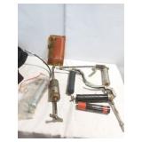 Assortment of Grease Guns