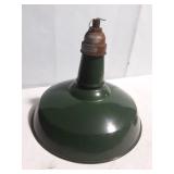 Vtg Benjamin Porcelain Enameled Light Fixture