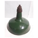 Vtg Benjamin Porcelain Enameled Light Fixture