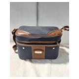 Jaguar Leather/Canvas Overnight Bag