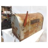 Vintage Large Metal Mailbox