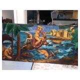 Large Canvas On Board Artwork