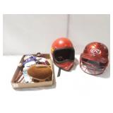 Bike and Baseball Helmets