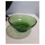 E. O. Brody Co Green Glass Bowl