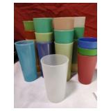 16 Tupperware Glasses and 4 unknown