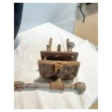 Vintage Columbian Wood Vise