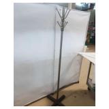 Vtg Metal Coat Rack