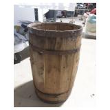 Vintage Wood Barrel