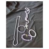 Purple Beaded Jewelry