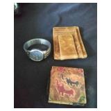 Vintage coin purse and wallet