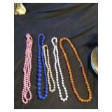 Beaded necklaces