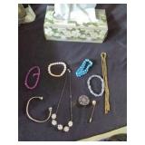 Glass beaded bracelets