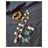 Jade / turqouise  necklace and bracelet