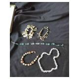 Two necklaces and three necklaces