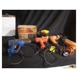 Drills,orbital sanders and Heat Gun