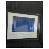 Night Sky Over Cincinnati Framed Print