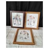 Norman Rockwell 3 Print Set