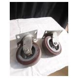 Pair of Colson 6" Casters