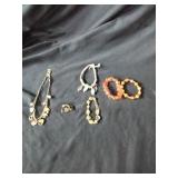 Bracelets, earrings,necklaces