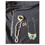 Various jewelry necklaces and more